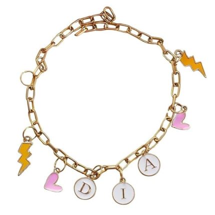 Custom Name Charm Bracelet