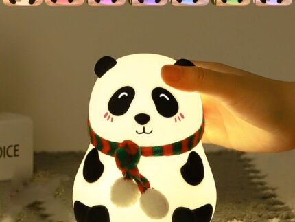 Adorable Multi-Color Panda Night Light