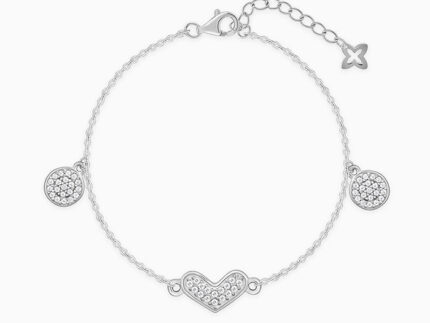 Silver Heartfelt Love Bracelet