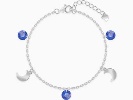 Silver Celestial Bloom Bracelet