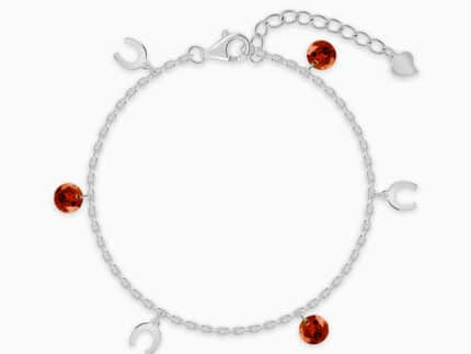 Silver Celestial Bloom Bracelet