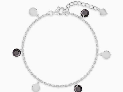 Silver Dazzle Dot Bracelet