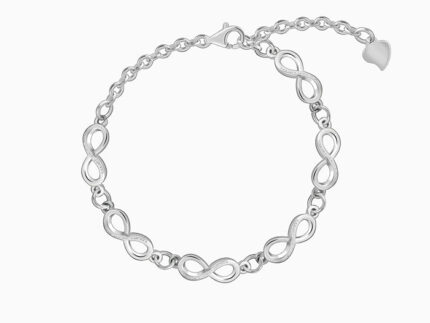 Silver Infinity Glow Bracelet