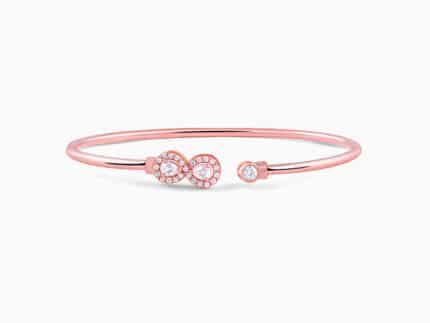 Rose Gold Endless Shenanigans Cuff Bracelet