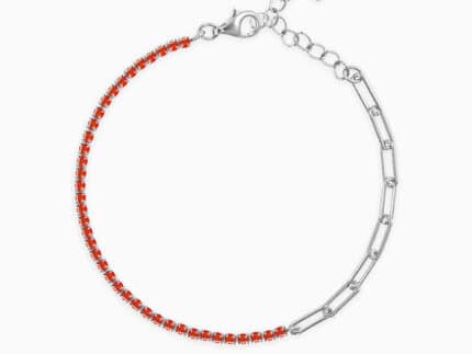 Silver Colour Glamour Bracelet