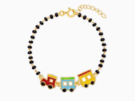 Golden Choo Choo Train Infant Bracelet (0-18 months)