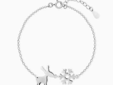 Silver Christmas Longing Bracelet