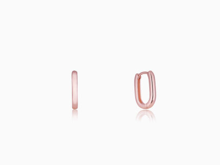Rose Gold Loopy Hoop Earrings