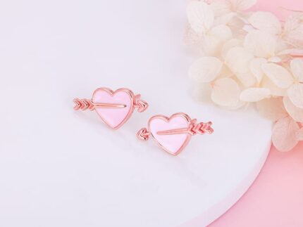 Rose Gold Romantic Rapture Stud Earrings