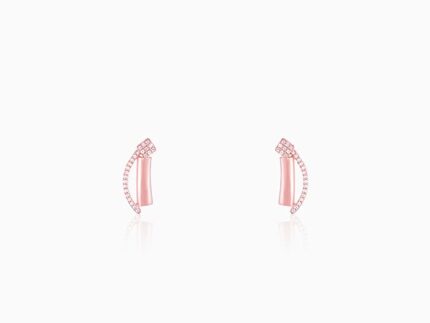 Rose Gold Hope And Happiness Earrings