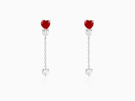 Silver Love In A Day Earrings