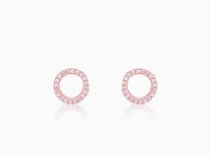 Rose Gold Connected for Life Earrings