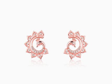 Rose Gold Morni Earrings