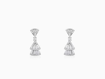 Silver Floraine Earrings