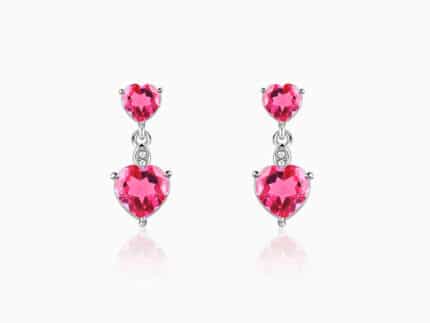 Silver Her Love Earrings