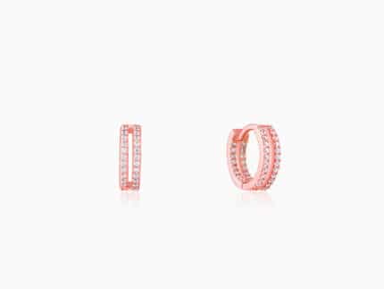 Rose Gold Flaunted Hoop Earrings