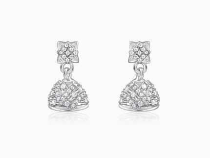 Silver Avanti Jhumki