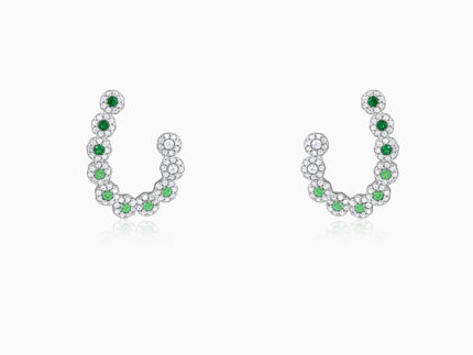 Silver Verde Muse Earrings