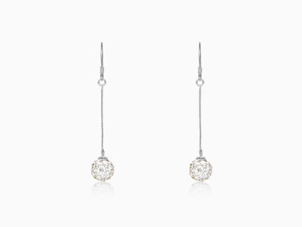 Silver Queen of The Night Dangler Earrings