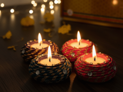 Nikrish Decorative Matki Candle