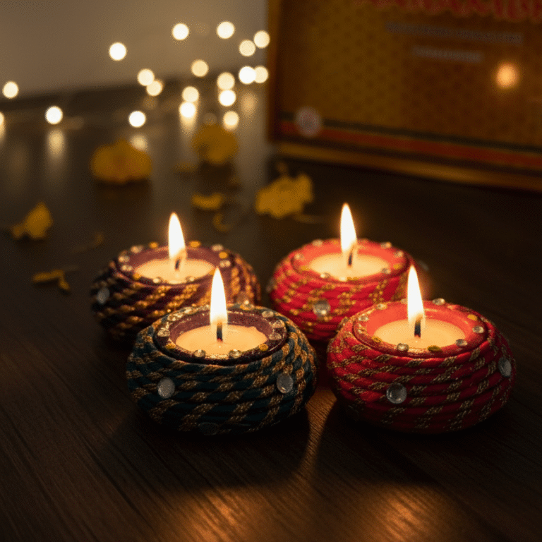 Nikrish Decorative Matki Candle