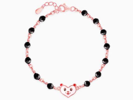 Rose Gold Cute Nazariya Boo Kids Bracelet (0 - 2Years)