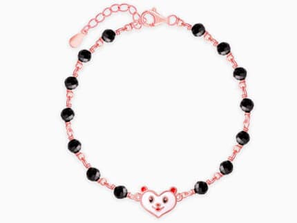 Rose Gold Cute Nazariya Boo Kids Bracelet (2 - 8Years)