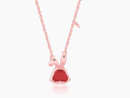 Rose Gold Bunny Kids Necklace