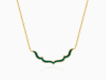 Golden Emerald Nawab Necklace