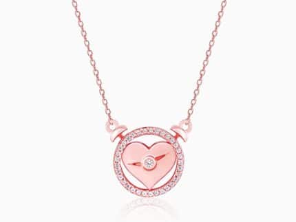 Rose Gold I Miss You Necklace