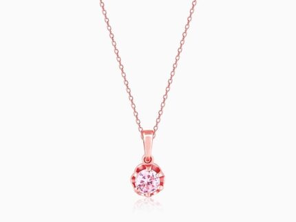Rose Gold You're One Of A Kind Pendant With Link Chain