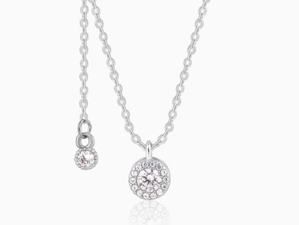 Silver Drip of Delight Necklace