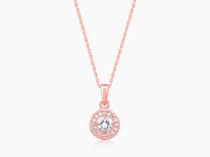 Rose Gold Most Precious Pendant With Link Chain
