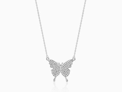 Silver Butterfly Magic Necklace