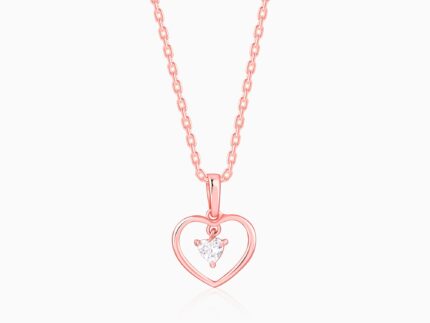 Rose Gold Your Lover Pendant With Link Chain