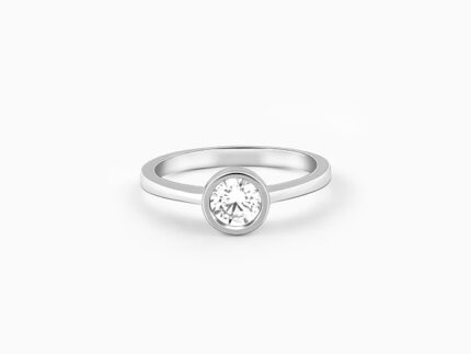 Silver Zircon Shine Ring