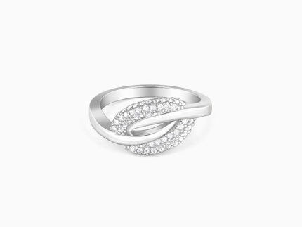 Silver Oval Touch Ring