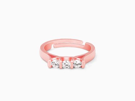 Rose Gold Triple Shine Ring