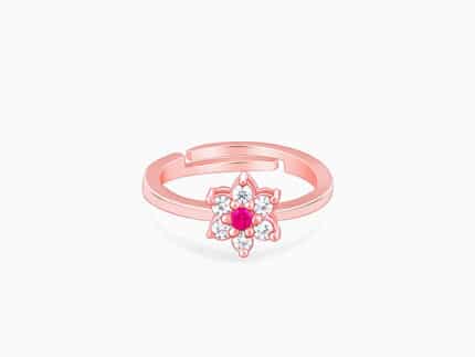 Rose Gold Flower Power Ring