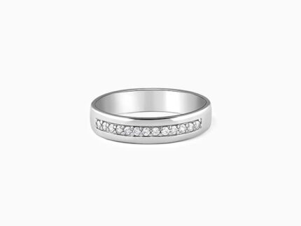 Silver Simple Serenity Men's Ring
