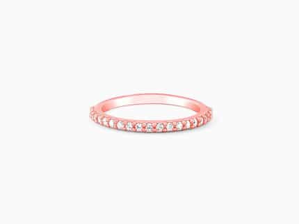 Rose Gold Serenity Line Ring