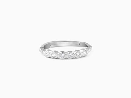 Silver Sparkle Eternity Ring