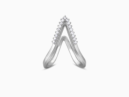 Silver Star-Studded Vanki Ring