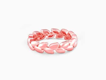 Rose Gold Laurel Wreath Ring