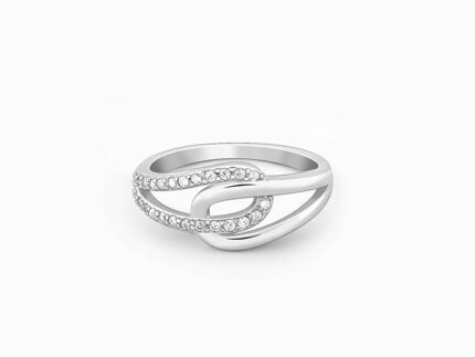 Silver Convergence Ring