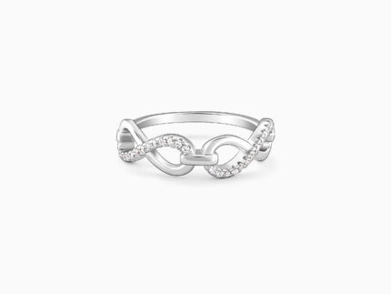 Silver Twinfinity Ring