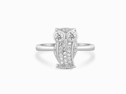 Silver Owlet Ring