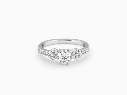 Silver Tres Belle Ring