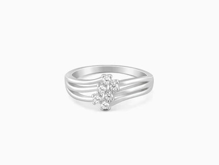 Silver Heavenly Stairs Ring