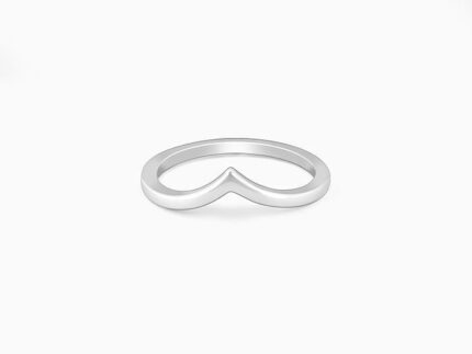 Silver Basic Stackable Vanki Ring